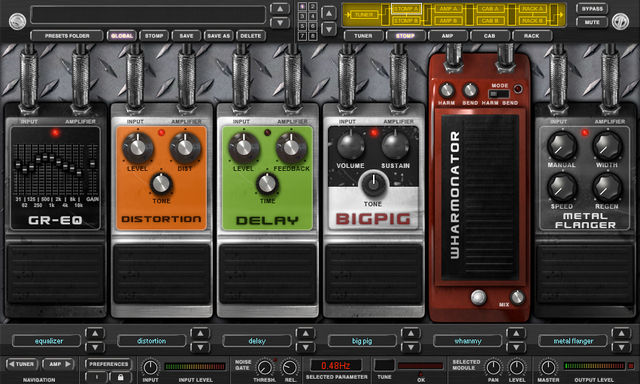 blank Note the DigiTech Whammy-style effect